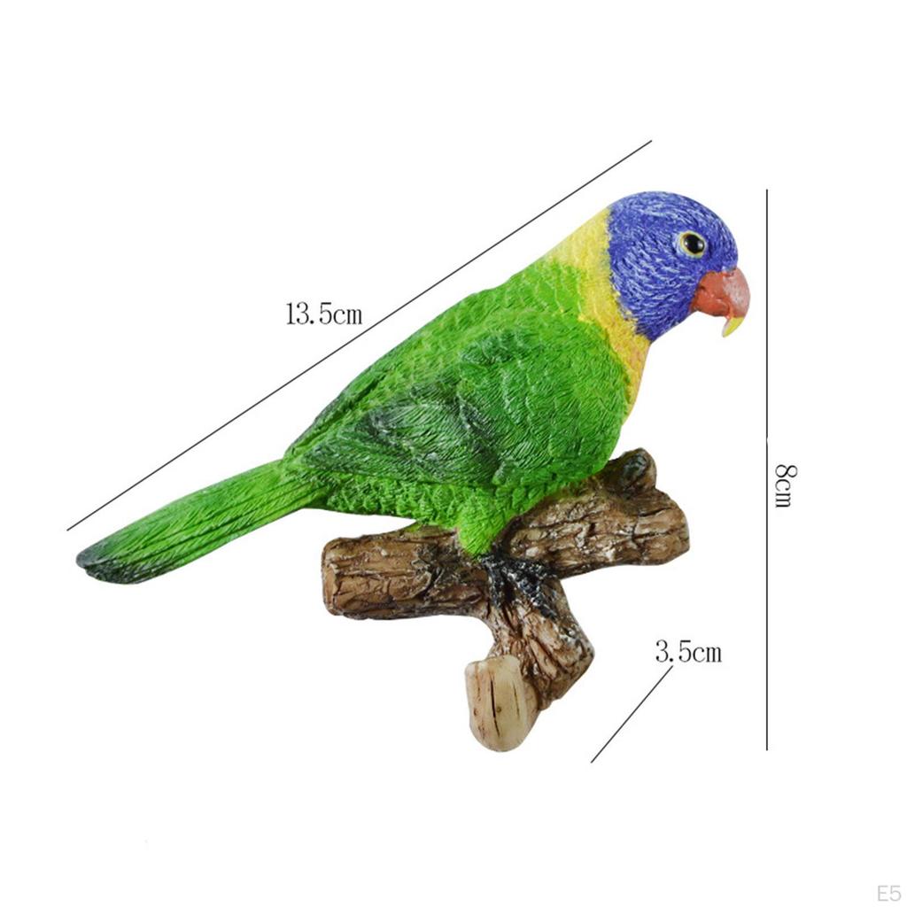 Gancio per Cappotto in Resina Uccello su Ramo Appendi Abiti Statuetta da Appendere Decorazione per la Casa per Cappello