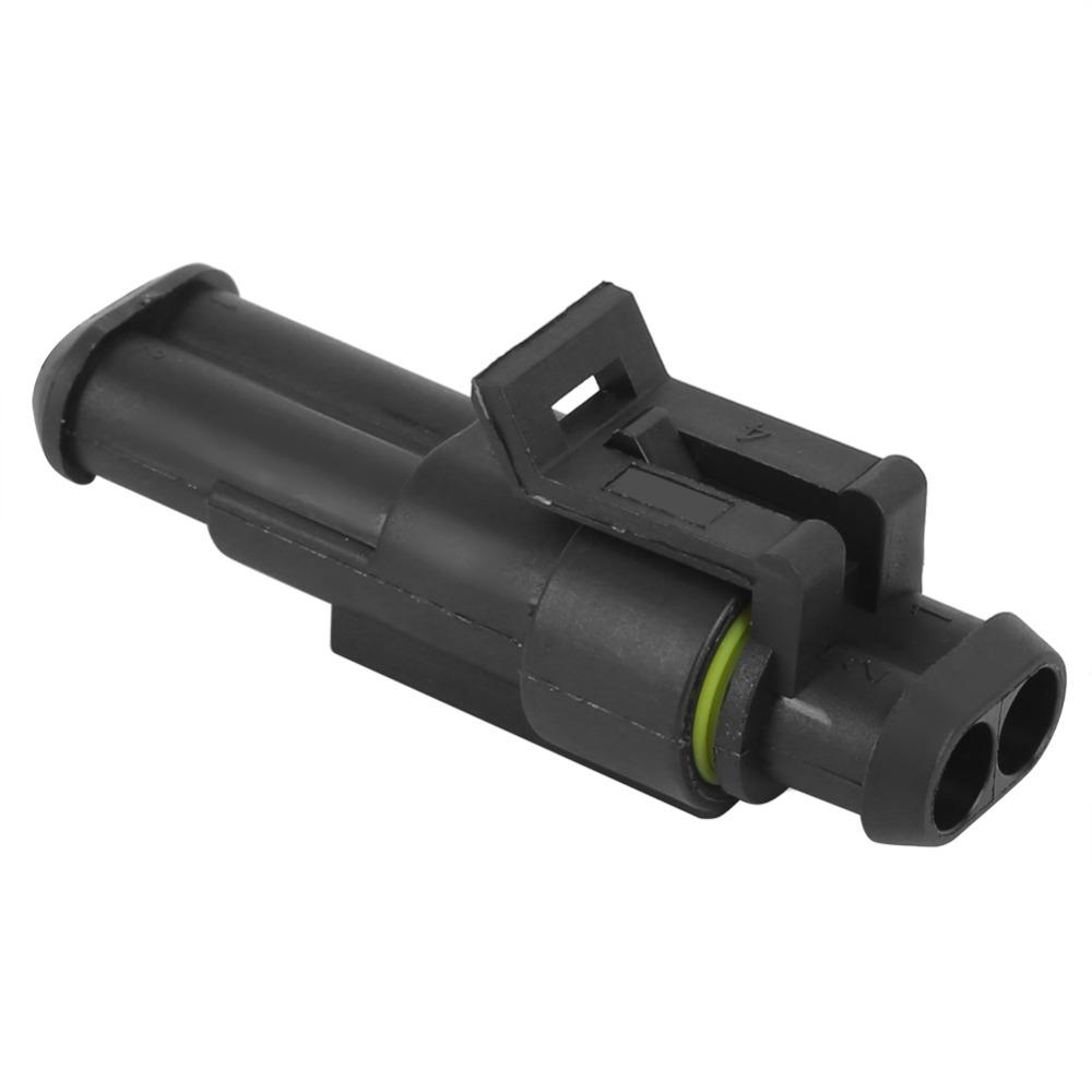 10 Sets Waterproof Auto Wire Connector Male and Female Terminal Socket  Automotive Plugs