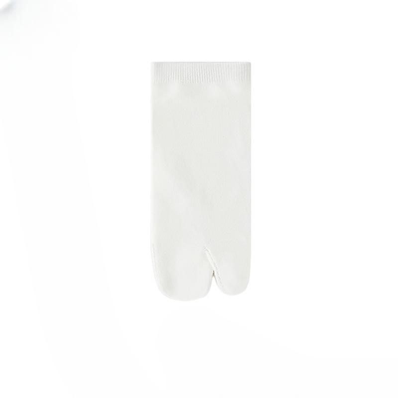 

Male Autumn and Winter Sweat Absorbing Breathable Boneless Pure Color Light Mouth Short Tube Two Toe Cotton Socks 1 pair