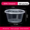 ZLIII Disposable Round Takeout Food Containers with Lids