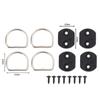 4PCS Universal D-Type Trunk Mesh Sack Multi-Functional Hook and Loop Trunk Luggage Floor Net Fixing Kit Car Accessories