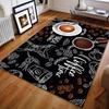 Coffee Beans Coffee Machine Print Carpet Living Room Bedroom Bedside Sofa Floor Mat Modern Home Decor Area Rug Large Size