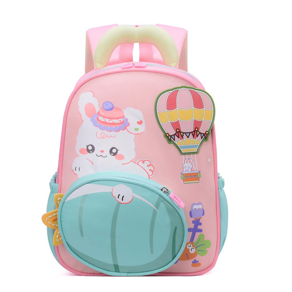 Cartoon Kids School Backpack With Breathable Oxford Fabric For Preschool Children