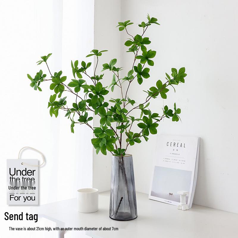 Nordic Green Japanese Bellflower & Andromeda Faux Branch for Home Decor