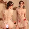 Pink Kawaii Lingerie Babydoll Sexy Nightdress See Through Small Breasts Night Suit Anime Maid Uniform Seduction Cosplay Costumes