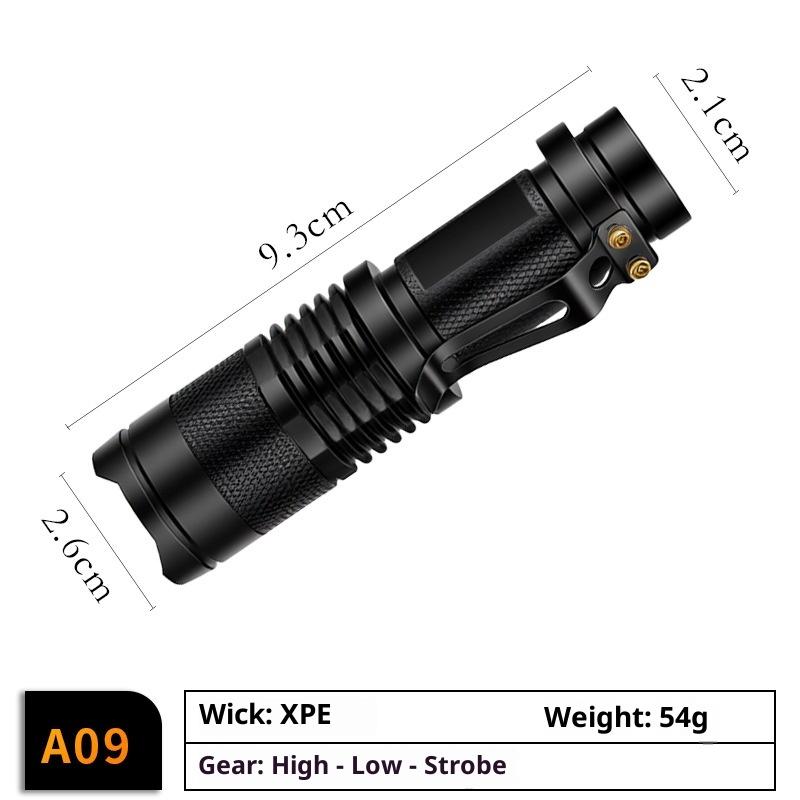 1Pcs Portable Led Camping Lamps Waterproof Tactical Flashlights 3-Mode Handheld Powerful Led Torch Light Lanterns Self Defense