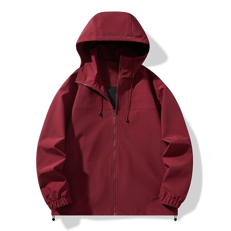 2026 Mens Hooded Lightweight Outdoor Jacket Casual Streetwear Loose Fit Workwear Style