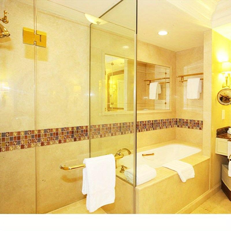 1 szt. 10 m wzór kratki łazienka łazienka linia talii linia talii, naklejka ścienna tło linia talii zlewu kuchennego przyjazna dla środowiska linia talii