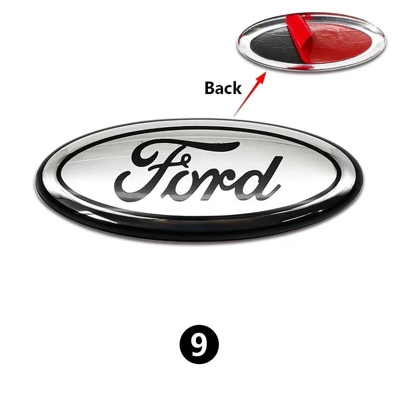 New 2026 Car Sticker Ford New 2025 Hot 1PC 14.5CM Car Front Hood Emblem Badge Sticker logo For Ford Mondeo Explorer edge Focus f