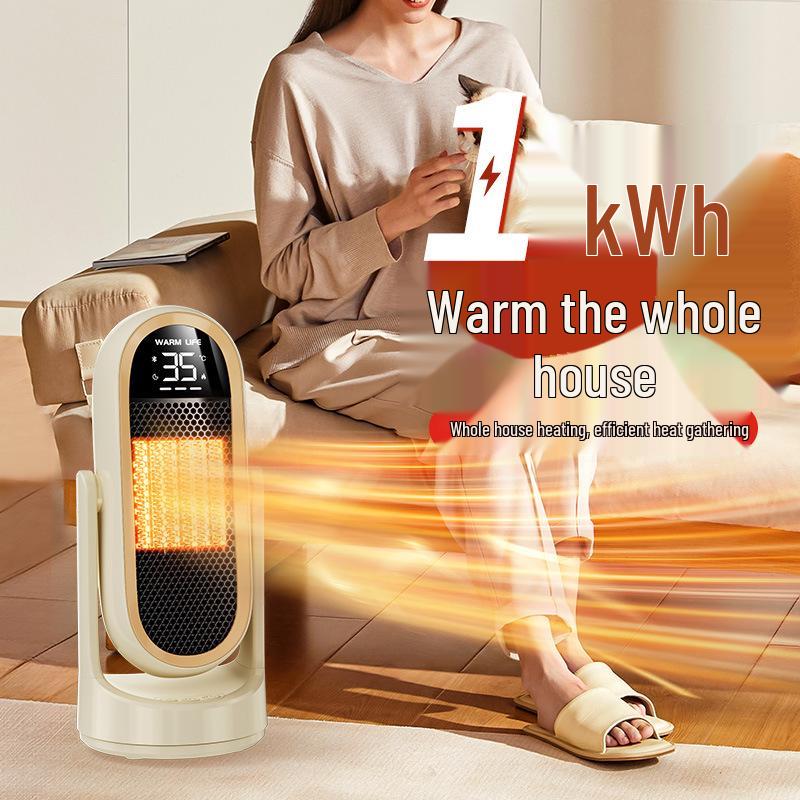 Desktop Vertical PTC Graphene Space Heater with Automatic Oscillation