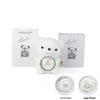 High-Quality Rotating Bear Jewelry Box with Everlasting Flowers - Perfect Valentine's Day Gift