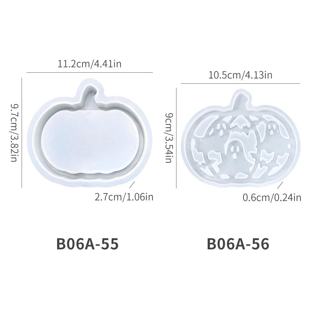 Nová forma DIY silikonová forma na Halloween úložný box atmosférické světlo vydlabaná dýně duch domácí dekorace figurka forma