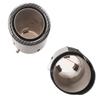 Auto Zubehör 63-65mm Carbonfaser Farbe Auto Auspuff Schalldämpfer Rohrspitze mit LED Licht Schalldämpfer Auspuff Auto Zubehör