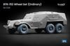 Armored Personnel Carrier Wheel Set Plastic Model Parts SCXWM72010 Scale-X 1/72 BTR-152 (6 pieces) (for ICM) (Military)