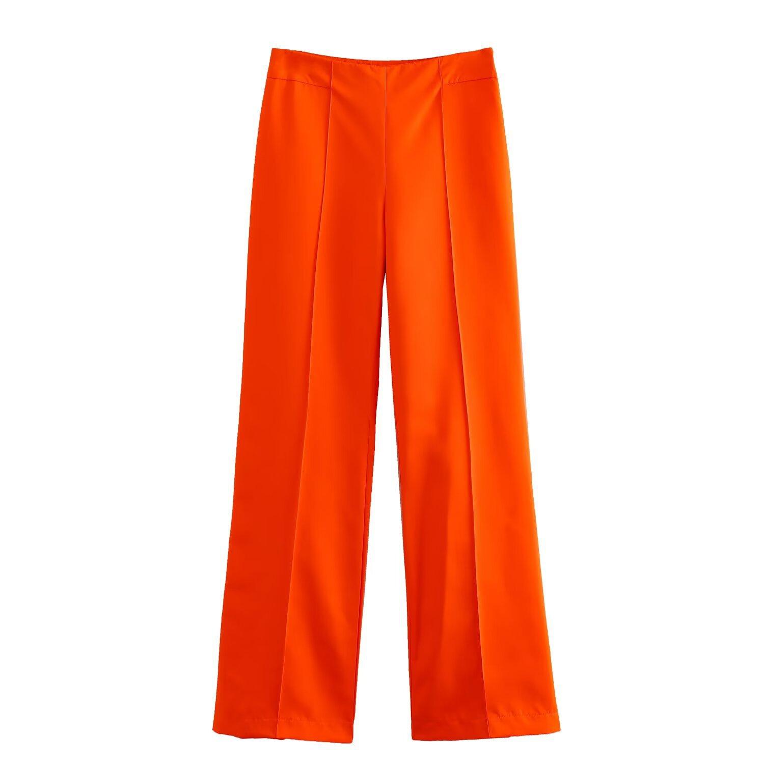 

Весенне-осенний женский повседневный пиджак, шикарная верхняя одежда, узкие прямые брюки, длинный рукав, V-образный вырез, пояс, офисный костюм для поездок на работу S