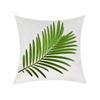 Simple Modern Green Leaves Tropical Plant Series Linen Pillowcase Nordic Small Fresh Style Cushion Cover