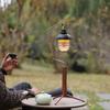 Portable Aluminum Alloy Tripod Lamp Stand - Adjustable Height, Three-Legged Base, Ideal for Outdoor Camping, Picnics, and Selfie Photography