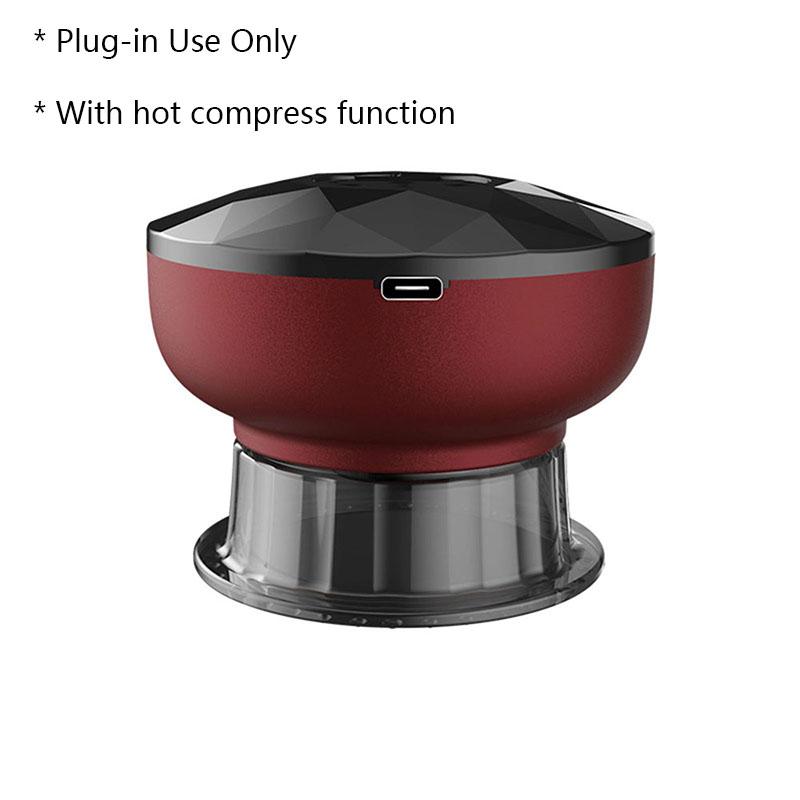 Neue elektrische Schröpfmaschine, 12 Modi, Große Saugkraft, Heißkompressionsinstrument, Wiederaufladbares Professionelles Schab-Massageinstrument