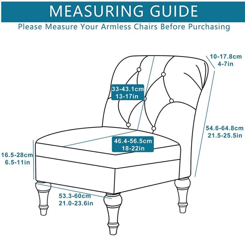 Amazon Home Hotel Elastic Jacquard Chair Cover Protective Cover Armless Single Sofa Fat Chair Cover