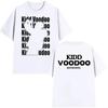 Singer Kidd Voodoo Album Tour 2026 Pattern Fashion Tshirt Summer Mens Women Hiphop Gothic Pure Cotton Retro Shortsleeved Top