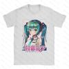 2026 Hatsune Miku Anime T Shirt Unisexs Cotton Tops Tee Aesthetic Oneck Short Sleeve Kids Tshirt Unisexs Shirts Women tshirts