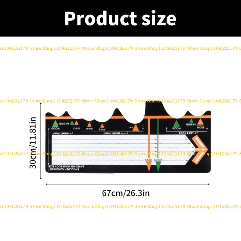 A1A2 Golf Training Mat Postures Assistance Practice Mats Stance Corrector Trainer