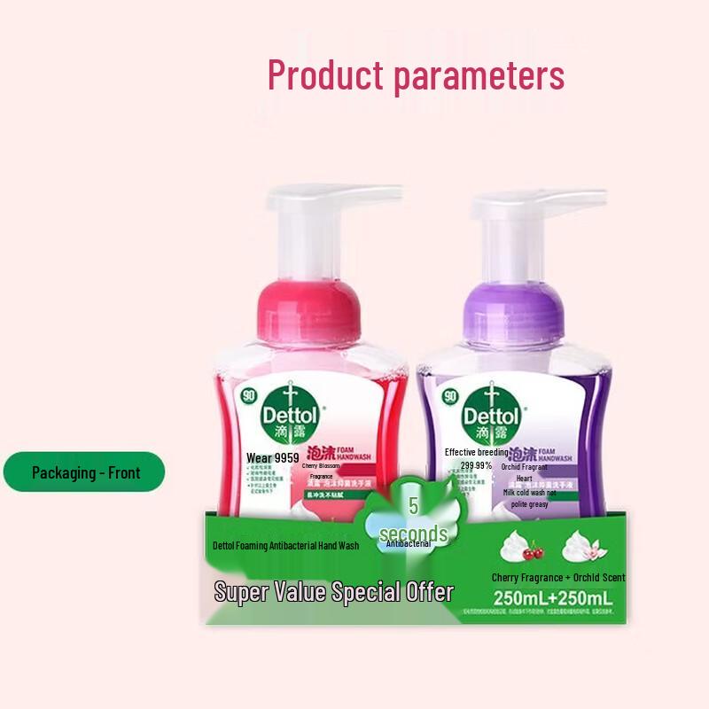 Dettol Kids Antibacterial Foaming Hand Wash Duo Set