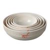 Durable Melamine Wide Mouth Ramen Bowl - Autumn Grass Design, Perfect for Noodles, Wontons, Mala Tang, and Luosifen.
