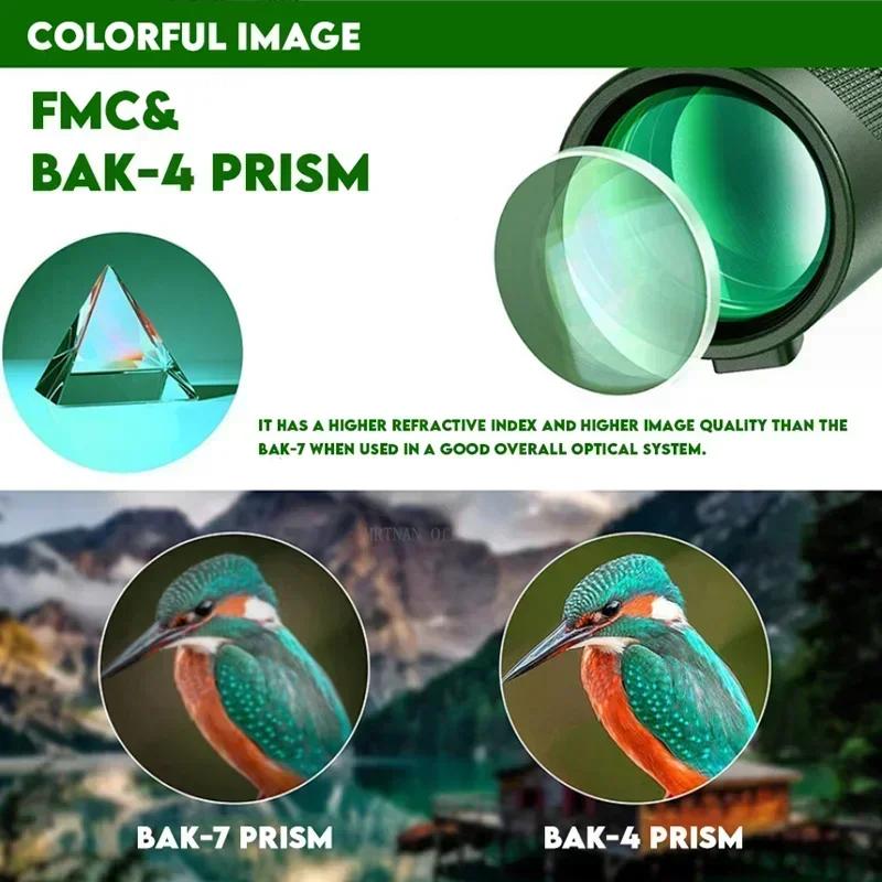 Powerful Telescope Mini HD 5000M Folding Long Distance Telescope for Hunting Sports Outdoor Camping Travel