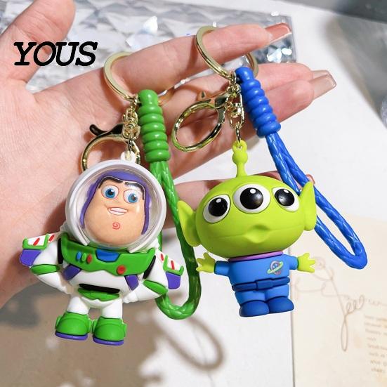 Kid Keychain Pendant, Silicone Cartoon Anime Figure Charm Key Holder, Keyring Party Favor Pendant for Children Friends Backpack Decoration
