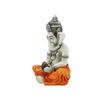 Lord Ganesha Statue (12 Cm X 12 Cm X 20 Cm, Orange)