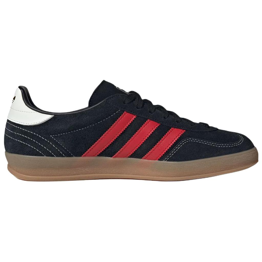 Gazelle Adidas Originals Indoor 'Core Black Better Scarlet Gum' IH9653