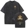 Vintage Washed Faith in God Christian Bible Verse Print T Shirts Men Womens Clothing Aesthetic Fashion Oversized Cotton Tshirt