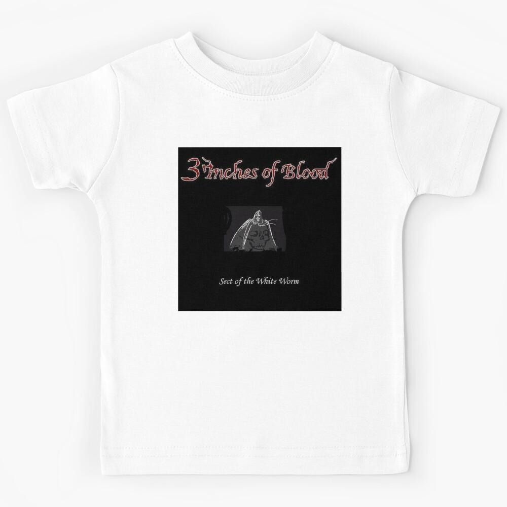 3 Inches of Blood - Sect of the White Worm album 2001 Kids T-Shirt 160