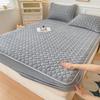 Thickened Milk Fleece Laminated Cotton Bed Hat Three-piece Household Mattress Non-slip Bed Cover Simmons All-package Protection Cover