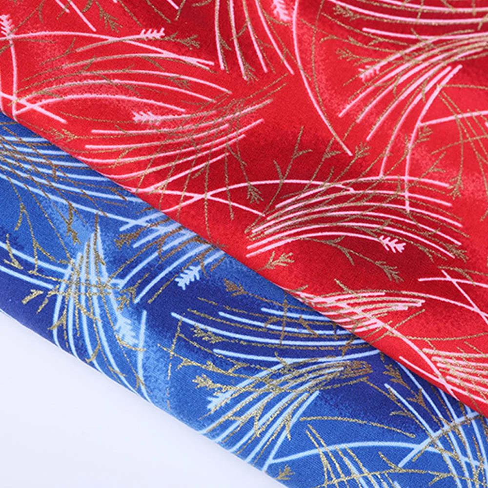 6 Stück Stoffquadrate im japanischen Stil bedruckte Baumwolle Quilten Handgefertigt Patchworkstoff Blumenmuster Heimtextilmaterial 24x24cm