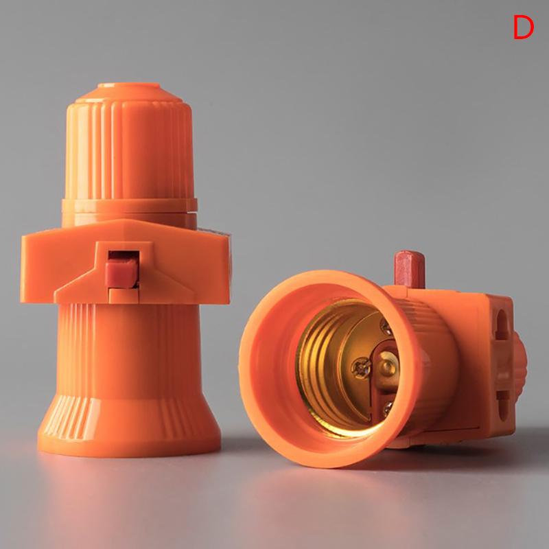 Household E27 Double Screw Multi-purpose Socket Switch Lamp Holder Plug Socket Lamp Base Lighting Accessories 110V-240V
