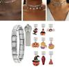 Italian Charm Link Beads Jewelry Finding Jewelry Accessories Stainless Steel Texture Italian Bracelet for Bracelet Making
