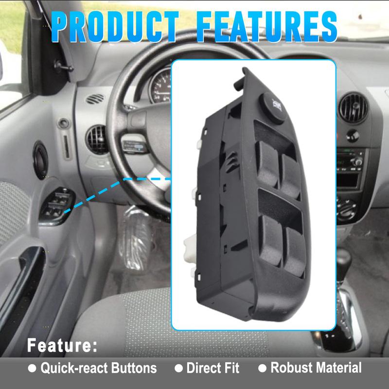 11 P Front Left Power Window Lift Switch For Chevrolet Aveo 2004-2005 96396302 96540780 Car Accessories
