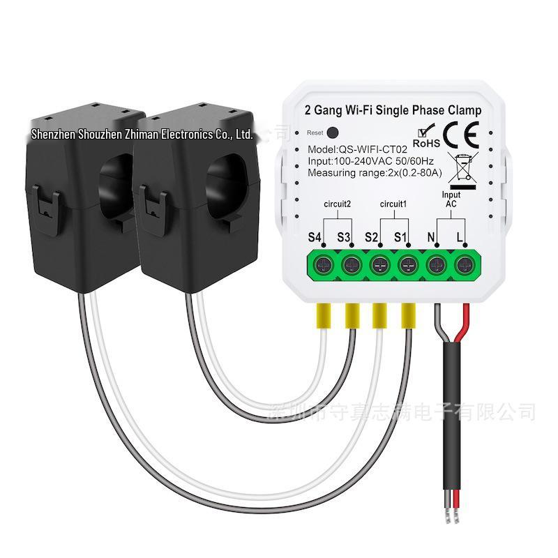 Smart Solar Power Current Sensor: Energy Consumption & Monitoring