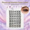 C Curl Black False Eyelashes Natural Volume Fiber Lashes for Party Wedding Daily Makeup