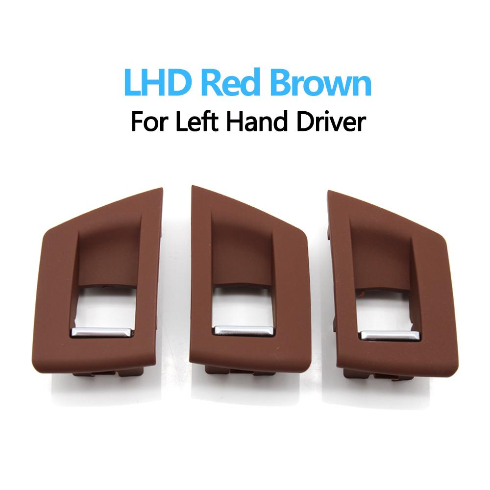 3pcs Set LHD RHD Interior Door Window Lift Adjust Switch Button Cover Trim For BMW 5 Series F10 F11 F18 520i 523i 525i 528i 535i