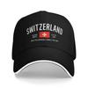 Suiza Gorra de Béisbol Moda Gorra Trucker Verano Unisex Mujeres Deportes al Aire Libre Gorras de Béisbol