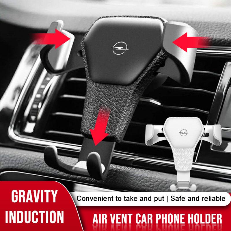 Gravity Car Badge Phone Holder Bracket Air Clip Mount Stand Accessories For Opel Astra H G J Insignia Mokka Zafira Corsa Vectra C D Antara