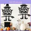 Halloween Witch Door Decor With Paper Material For Haunted House And Party Decorations