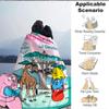 Custom 1pc Barbapapa Anniversary Celebration Blanket, Soft And Comfortable Blanket, Casual Warm, Camping Travel Blanket, Birthday Gift Q9125