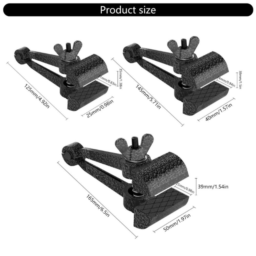 Mini Hand Vise Cross Anti-slip Grooves Fixed Tool Flat Mouth Pliers  Home Maintenance
