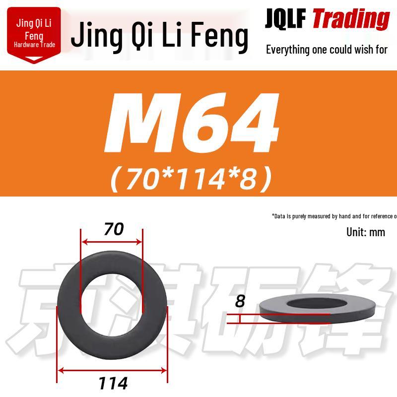 GB97 High Strength Flat Washer: M4-M72 Enlarged, Thickened Metal Washer