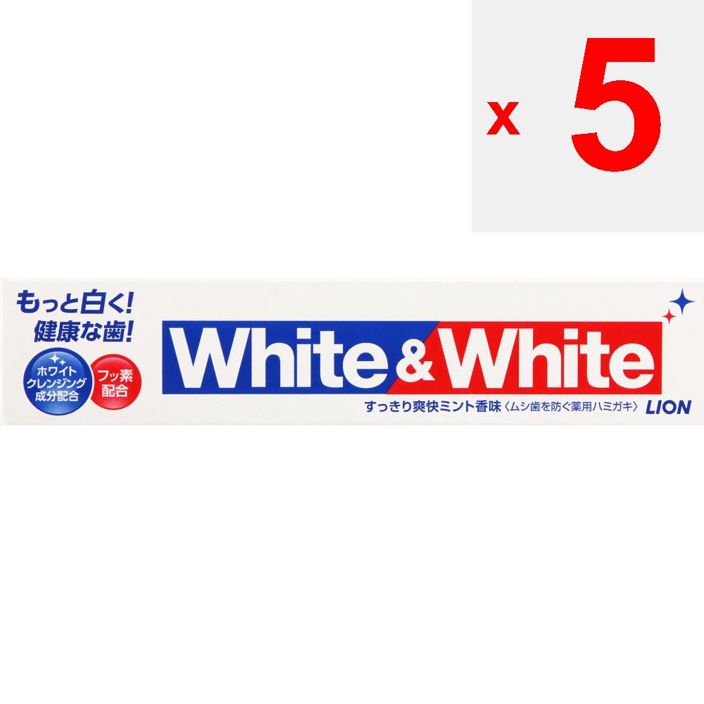 Lion White & White 150g (Quasi-drug) Cavity Prevention Toothpaste 150g Cavity Prevention