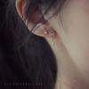 2025 French Retro Zircon Tassel Stud Earrings - Summer Niche Design